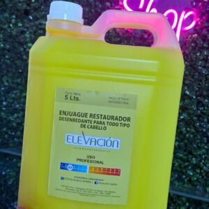 ENJUAGUE RESTAURADOR 
Desenredante para todo tipo de cabellos X 5 litros ( Amarillo )